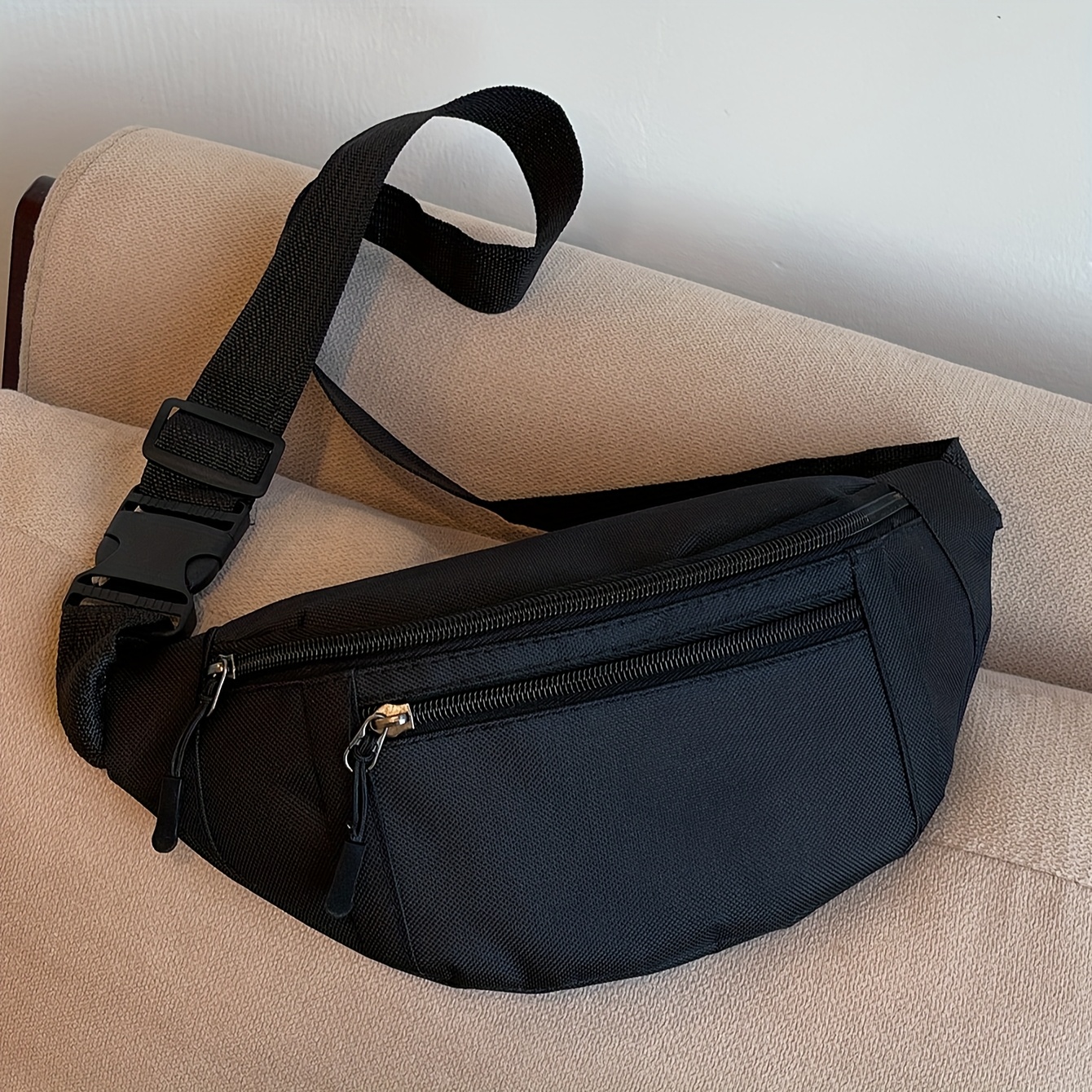Minimalist Men Women Waist Pack Body Bag - Running Belt Bag Riding Sports Outdoor Travel Chest Bag Adjustable Shoulder Strap Lightweight Travel Cash Phone Bag