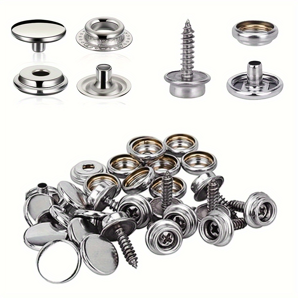 Image of 140 Canvas Buckles, Golden Screw Buckles, Tool Buckles Supplement, Used For Heavy-duty Fasteners
