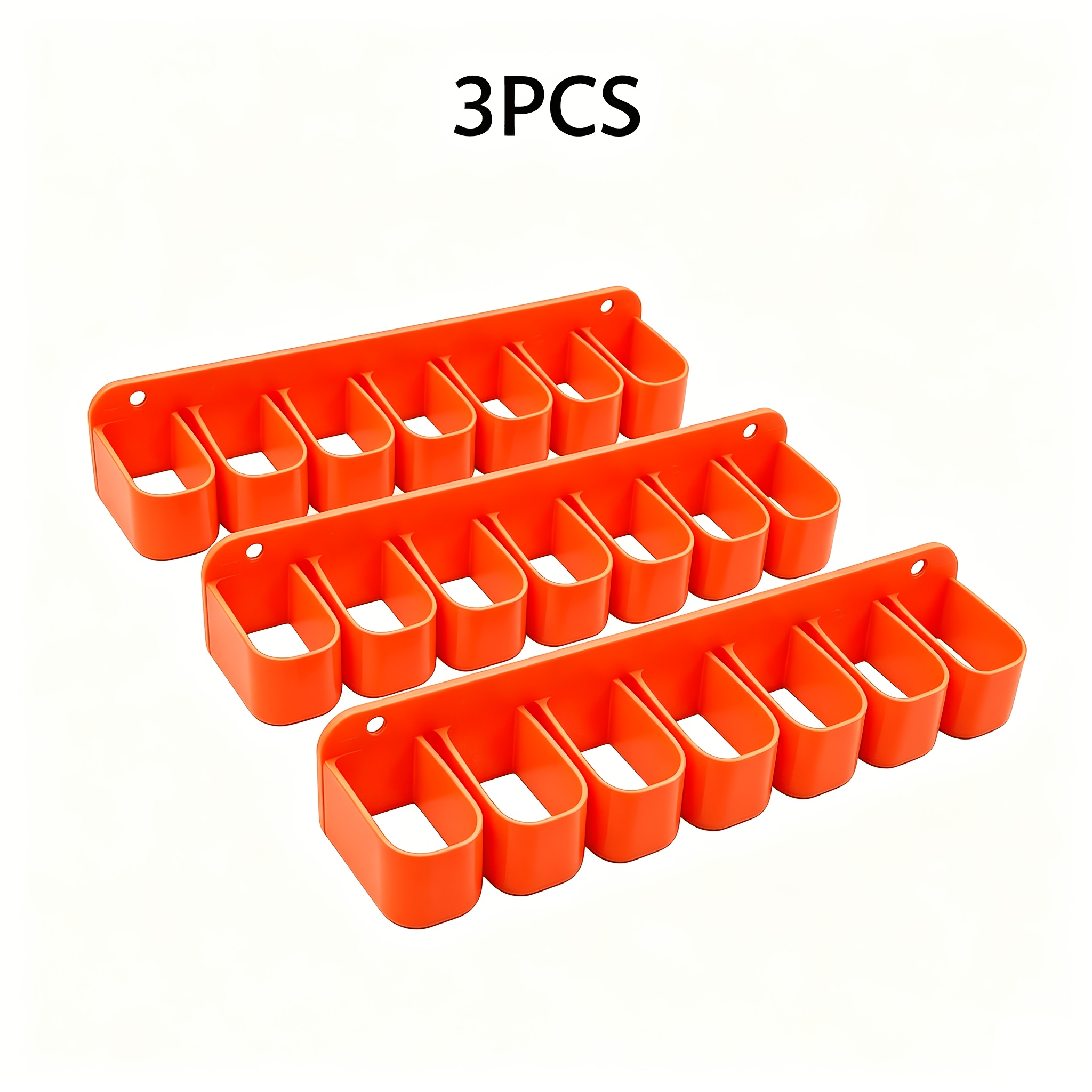 TEMU Set da 3 pezzi Portautensili da parete a 7 scomparti per cacciaviti e pinze, compatibile con scaffale per ordinare utensili da garage, per ,