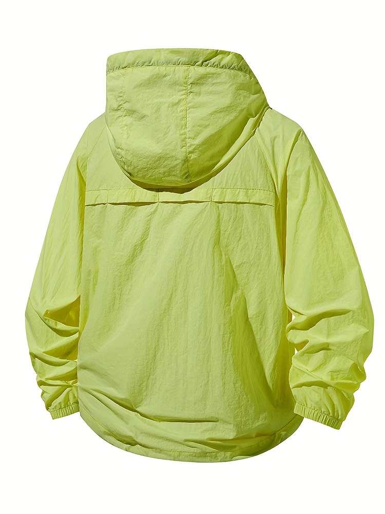 Men'S Lightweight Summer Outdoor Jacket with Large Zippered Pockets - Breathable, Quick-Drying, And Casual Style, Perfect for Hiking, Rock Climbing, And Fishing. Spring And Summer Coat | Hooded Design | Zippered Jacket