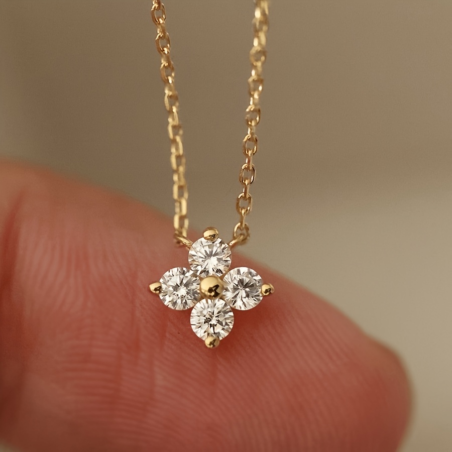 TEMU 1 pièce Collier pour femme en acier inoxydable 304, Collier avec pendentif , Chaîne délicate -décoloration et hypoallergénique, Convient pour un