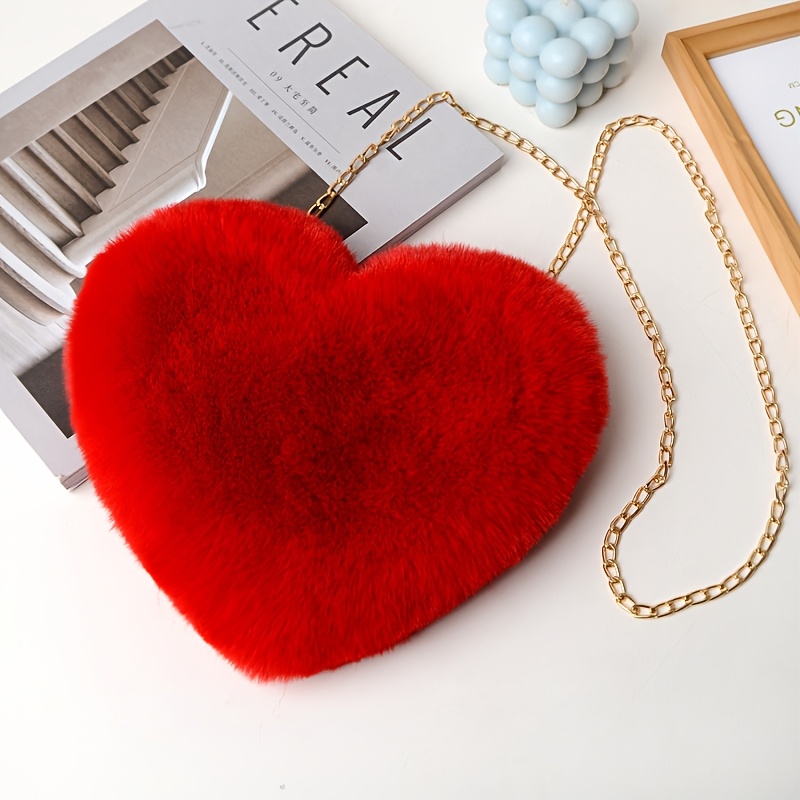 Image of Women's Crossbody Shoulder Bag, Heart-shaped Bag Made Of , In 5 Colors: Khaki,, Black, Pink, Red -- Material, Stylish And Elegant, Soft And -friendly, Detachable Shoulder Strap, Smooth Zipper -