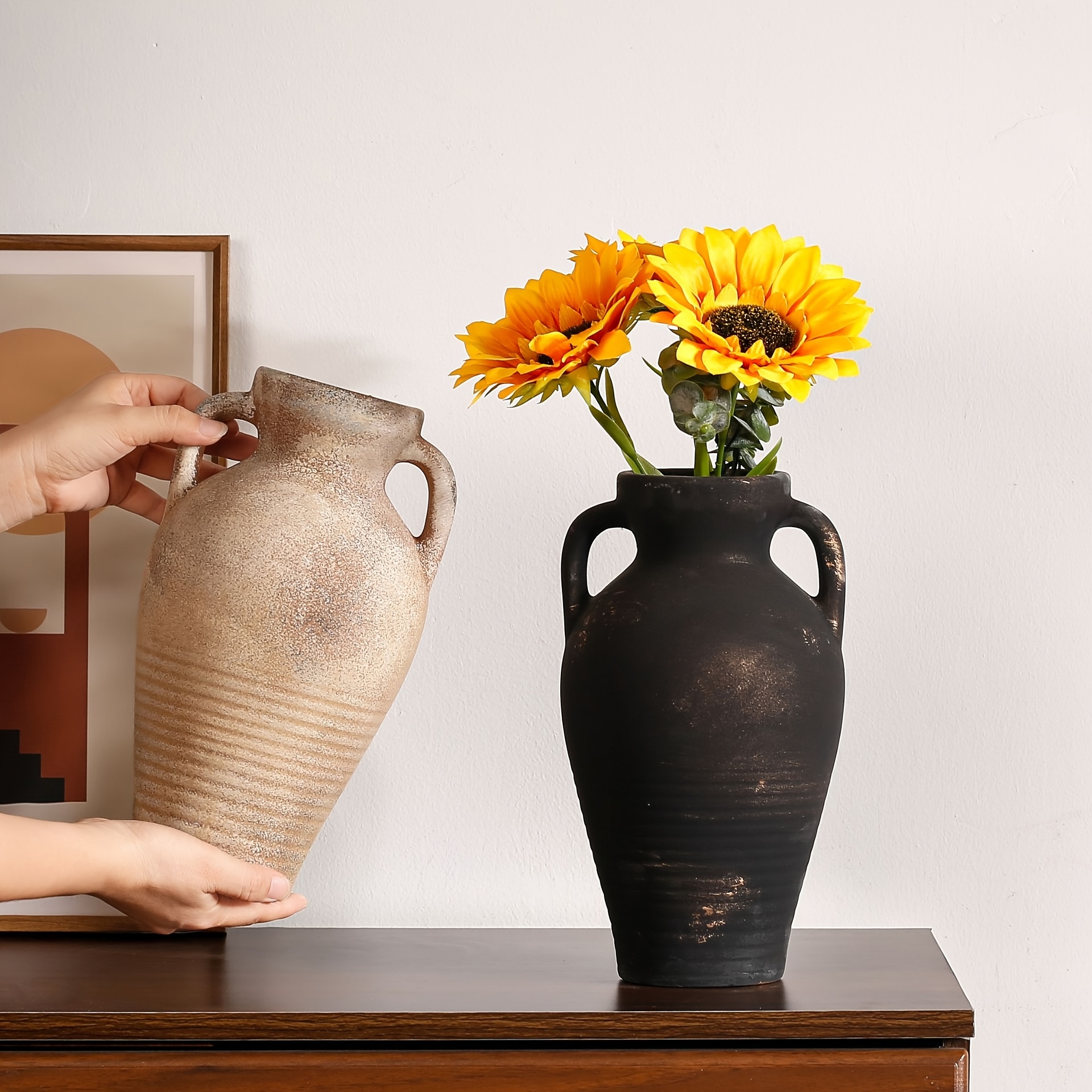 large vases for home decor sold on Temu United States