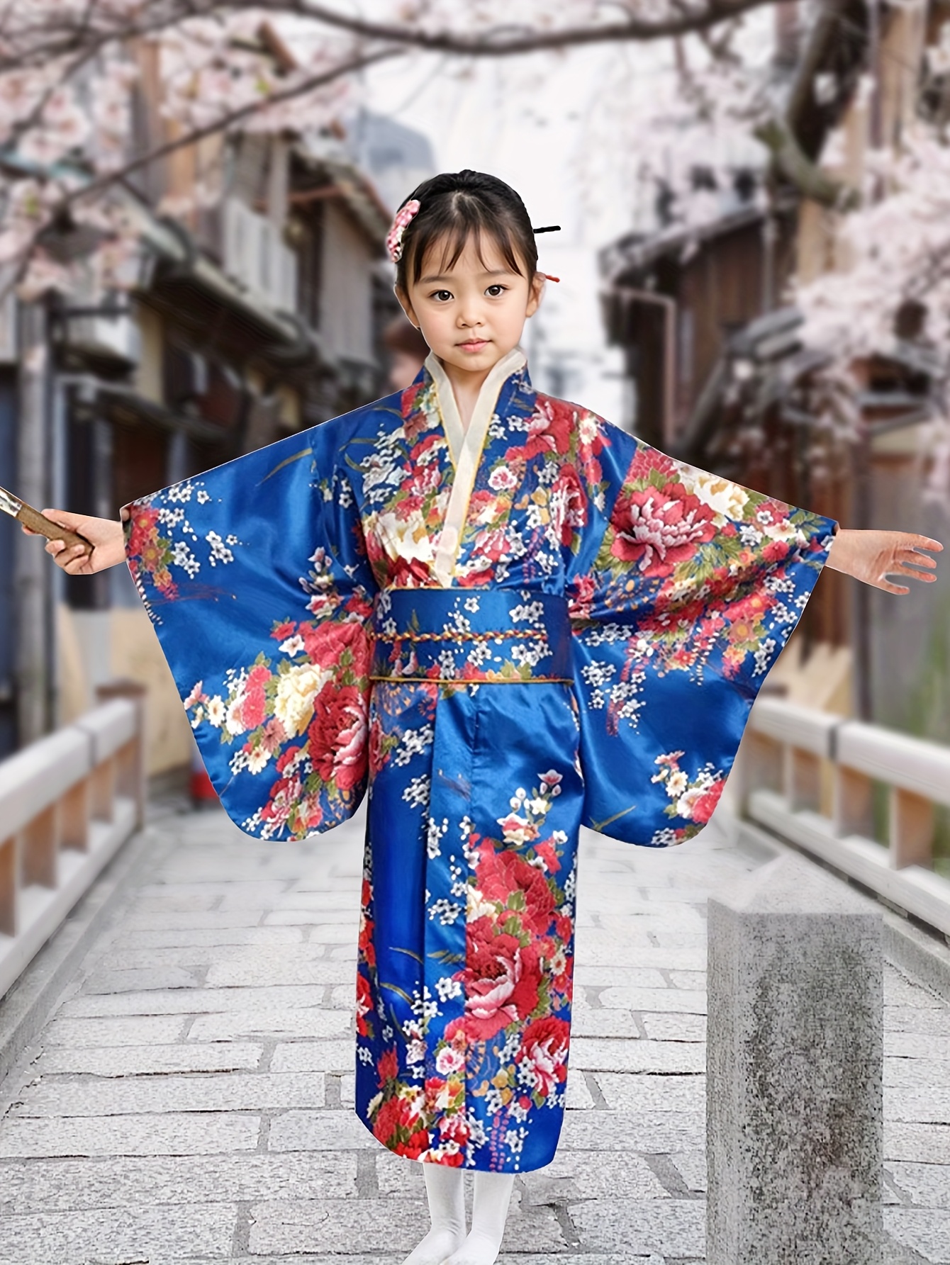Kimono Infantil Kimono Japones Feminino De Seda Kimono Japonés