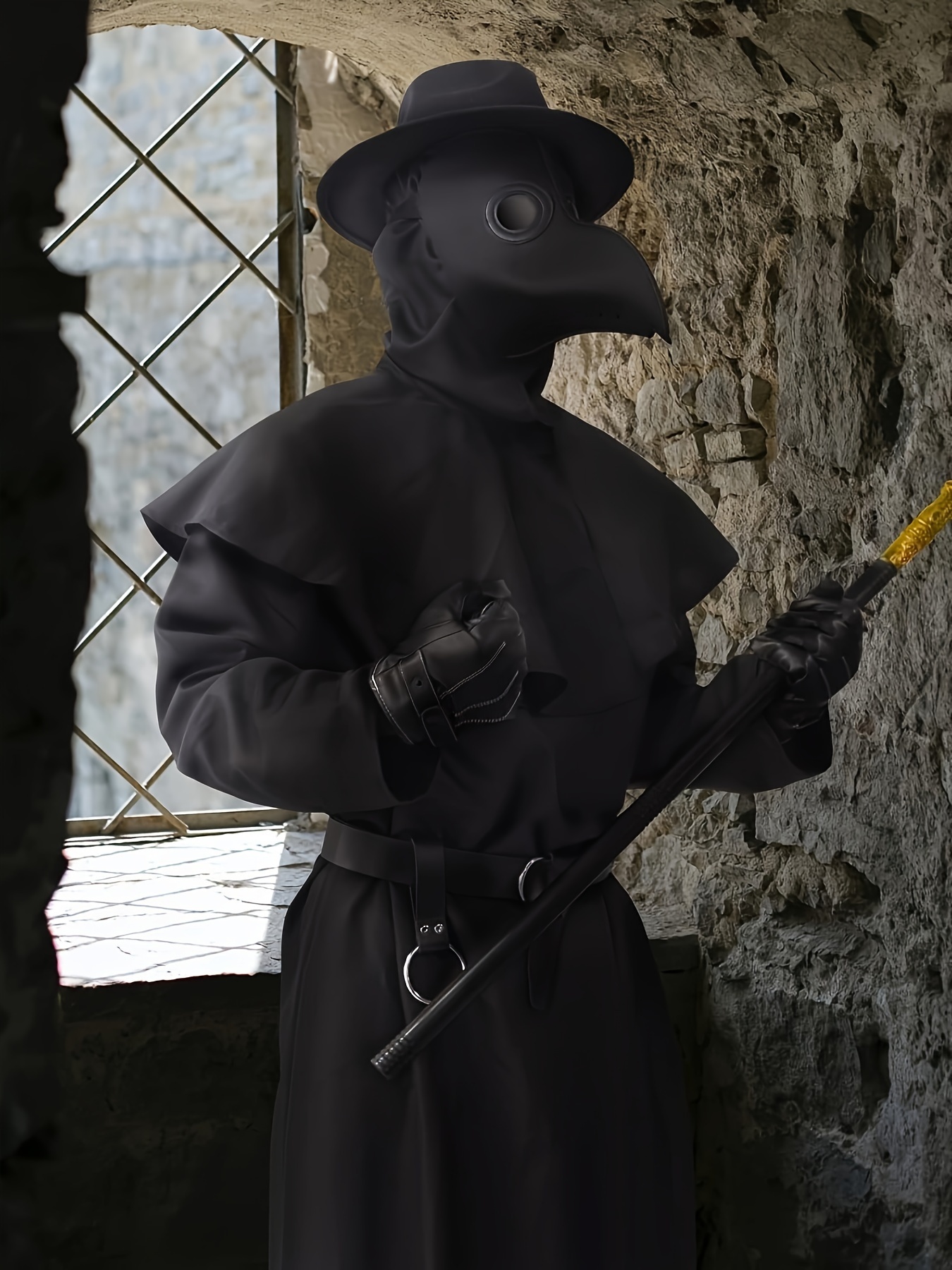 Halloween Costume Compatible Plague Doctor Mask