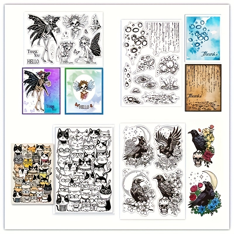 clear stamp set sold on Temu United States