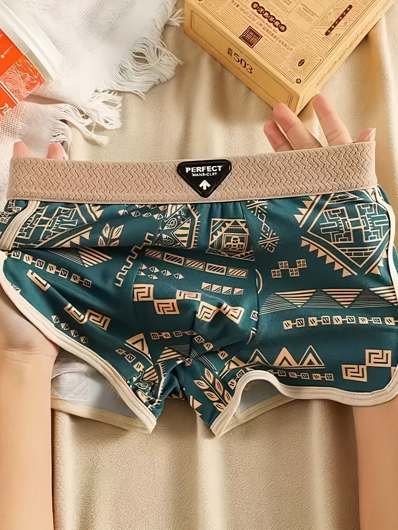 1/3 paquete 6/12 piezas calzoncillos transpirables hombre Temu