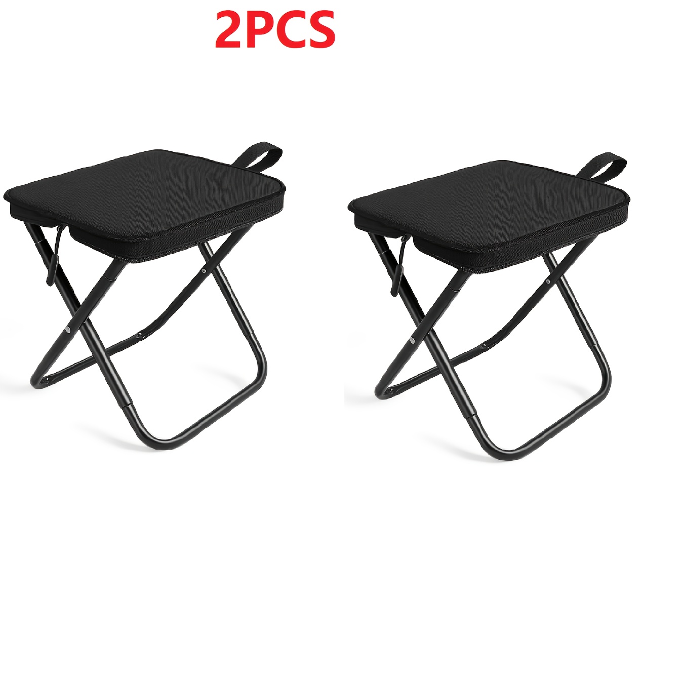 Folding Stool, Collapsible Camping Chair, Portable, High-, 120 Kg Load Capacity, For Outdoor Travel, Hiking, Gardening, Fishing, And Barbecuing