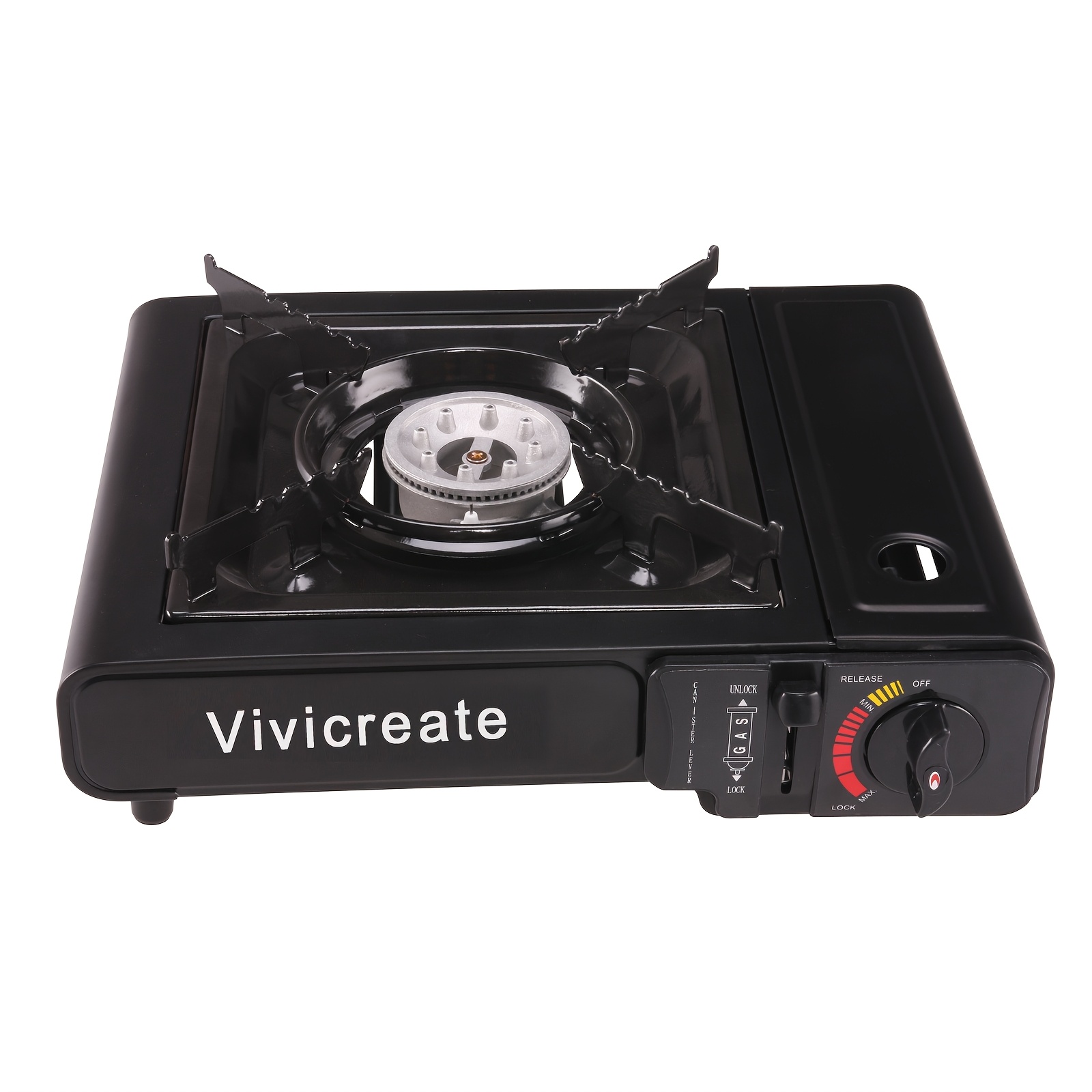 TEMU Vivicreate 8500 Btu Portable Butane Stove, Compact Outdoor Camping Burner For Cooking, Hiking, Survival Gear & Emergency Use, Camping Must Have