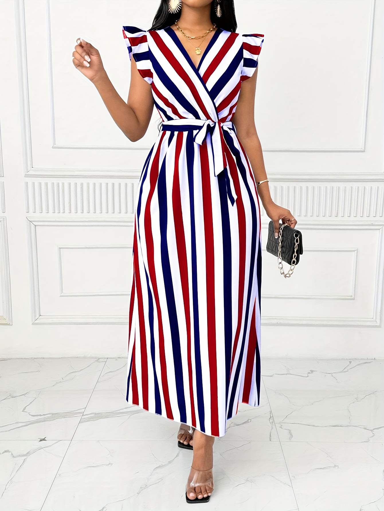 Elegant Printed Dress for Women'S Fashion
