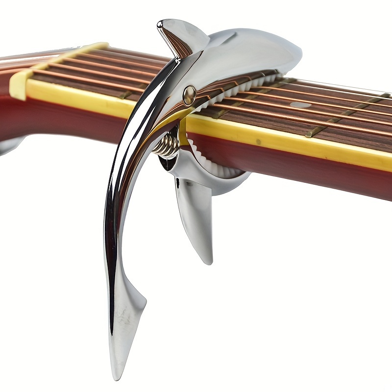 

5 Colors Shark Tuning Clip, Alloy Tone Clip, Suitable For Acoustic Guitar, Guitar, Electric Guitar And Ukulele