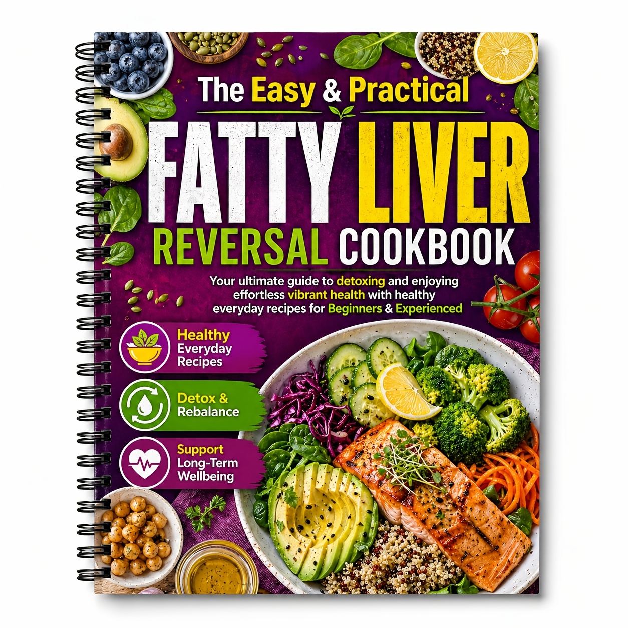 TEMU The Easy & Practical Fatty Liver Reversal Cookbook: Your Ultimate Guide To Detoxing And Enjoying Effortless Vibrant Health With Healthy Everyday