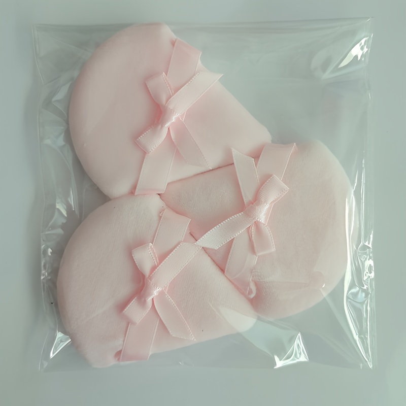 Makeup Puff 3-piece Set Bow Puff Triangle Face Makeup Puff Is Suitable For Loose Powder And Honey Powder. Blush Powder Makeup Puff Tool Sponge