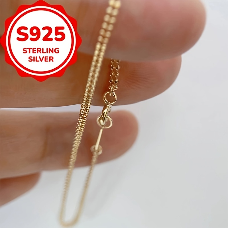 Women's 925 Silver Minimalist Double-Layer Bracelet