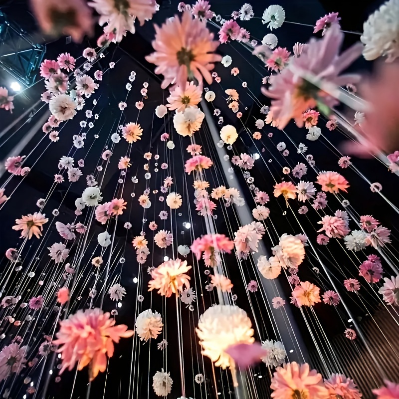 1pc White Durable Nylon Transparent Fishing Line, 50.29 meter Strong Invisible Monofilament Rope for Hanging Balloons, Wreaths, Crafts & Decorations - Ideal for Beading and Sewing Projects