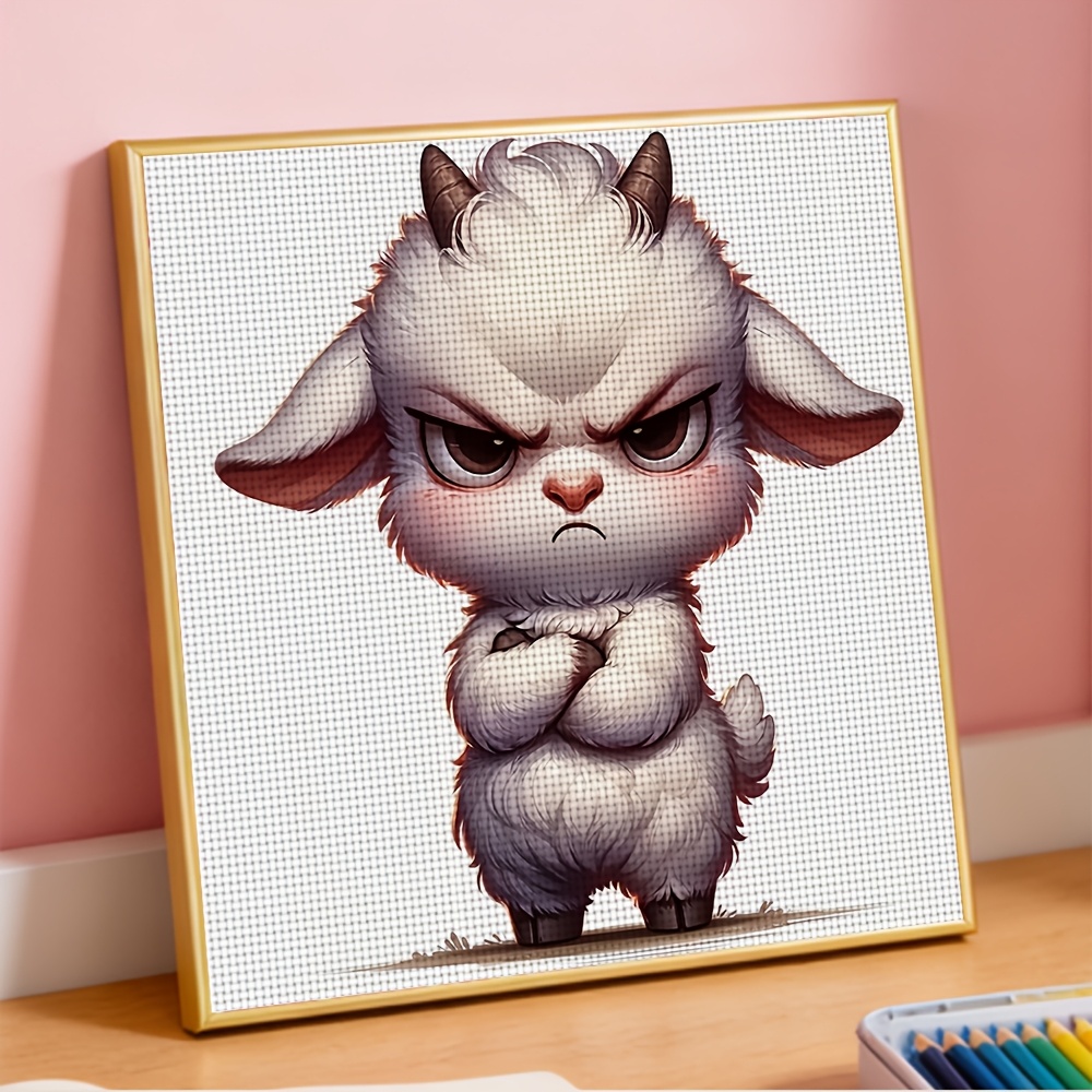 New Frameless Adult Cross Stitch Printing Kit, 2D Pattern Art