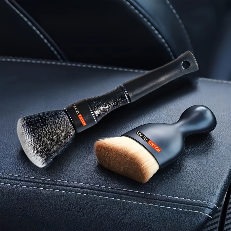2pcs Soft Clean Car Interior Cleaning Brush Set