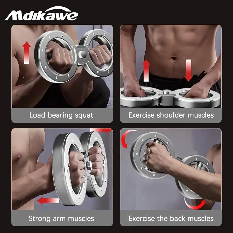 entraîneur de bras à réglable - exerciceur multifonctionnel pour antébrachial & muscles pour le boxe, design de 8 avec poignée antidérapante, idéal pour lentraînement de vitesse & fitness détails 2