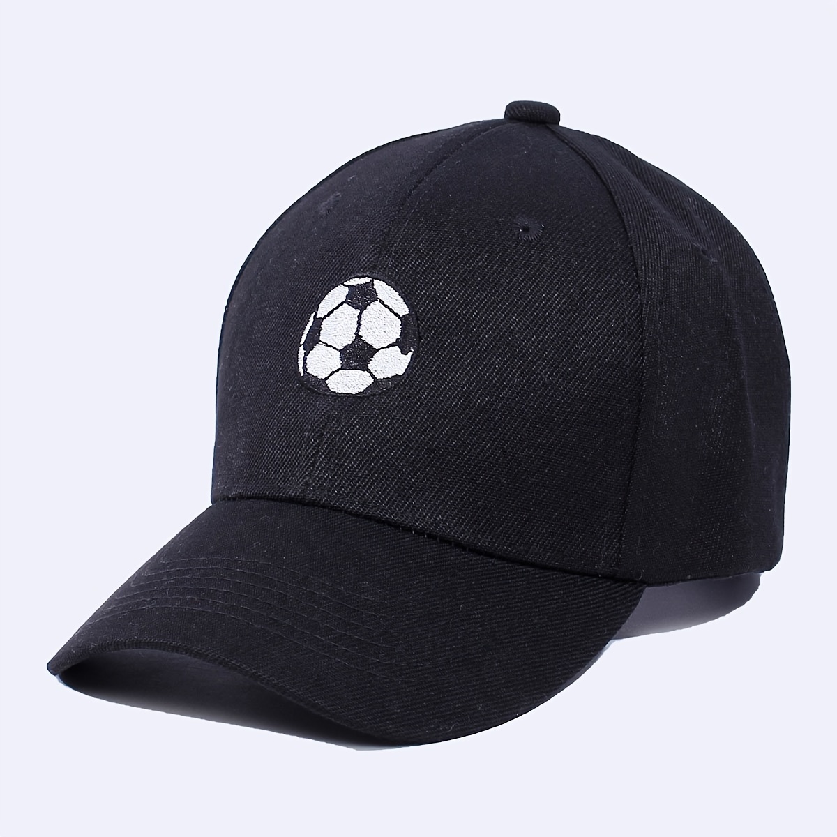 

1pc Children's Football Embroidered Baseball Cap, Suitable For Outdoor Sports, Ages 6-8