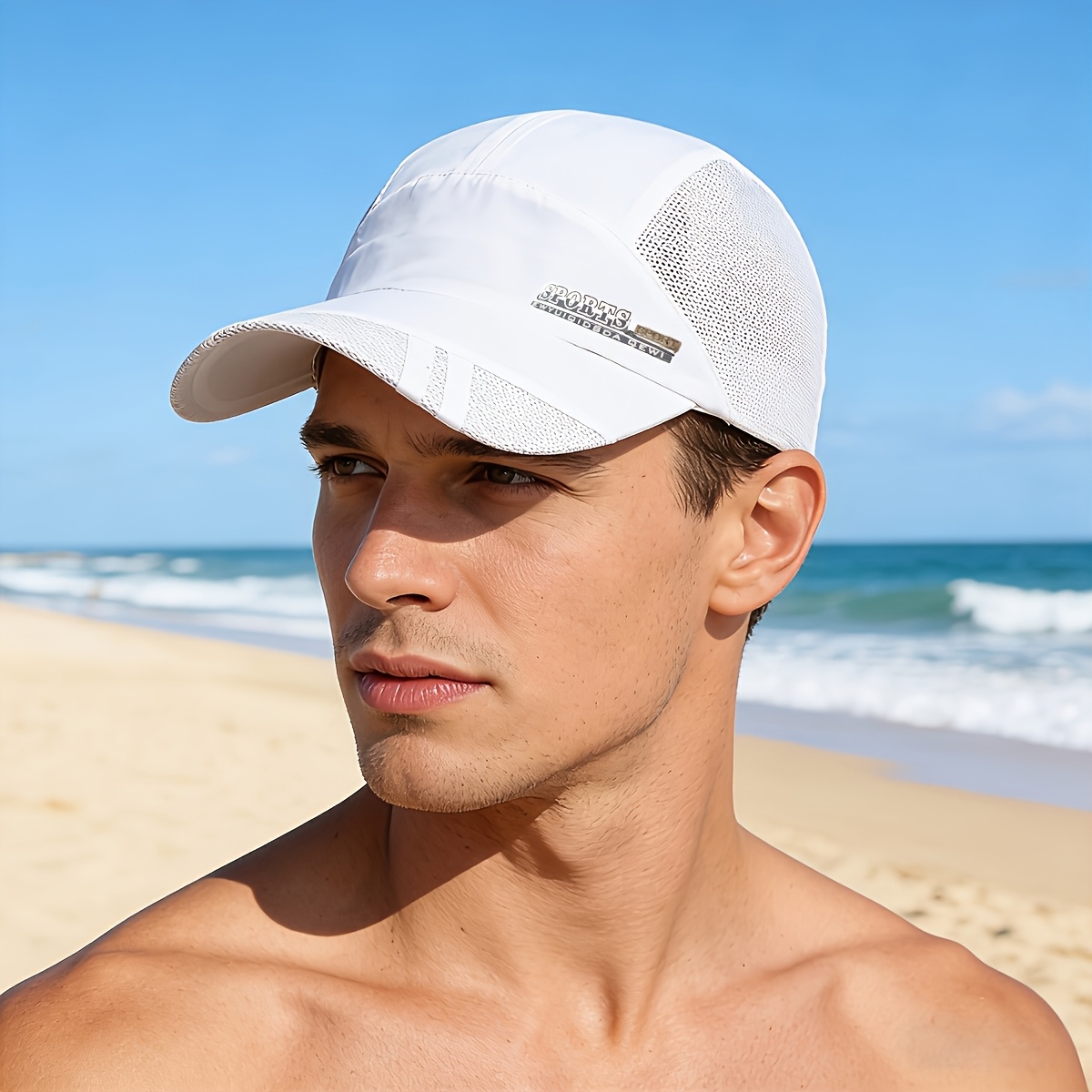Image of 1pc Unisex Spring/summer Sun Hat Baseball Cap, Outdoor Breathable Duckbill Cap, Couple's Hat
