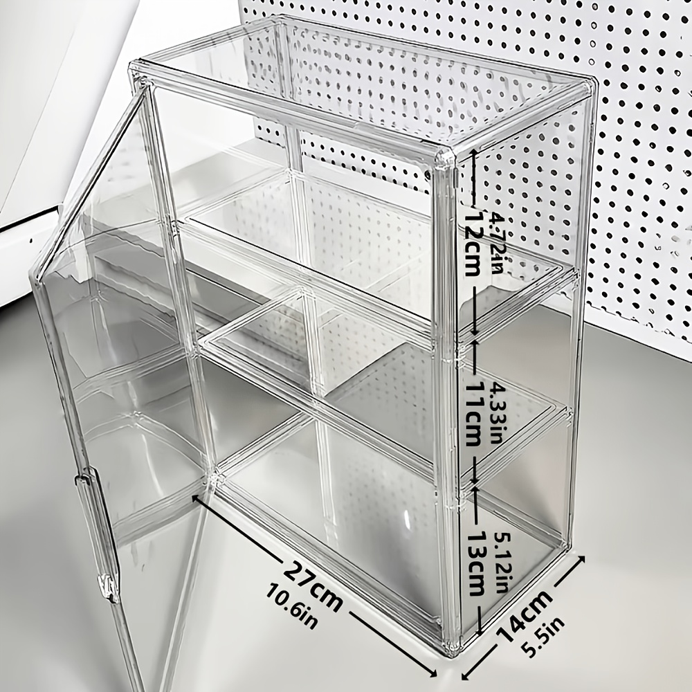 TEMU [ a pi羅 livelli] , porta magnetica acrilica a pi羅 livelli, stili multipli, scatole per souvenir e oggetti, espositore per oggetti da , scrivania