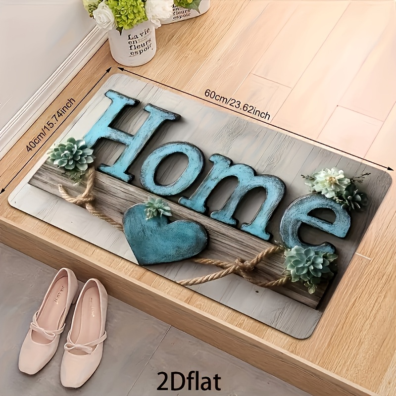 TEMU 2d Plane Welcome Mat, Suitable For Entryway, Bedroom, Kitchen, And Bathroom Multi-use Decorative Floor Mat, Best For Christmas, Perfect For