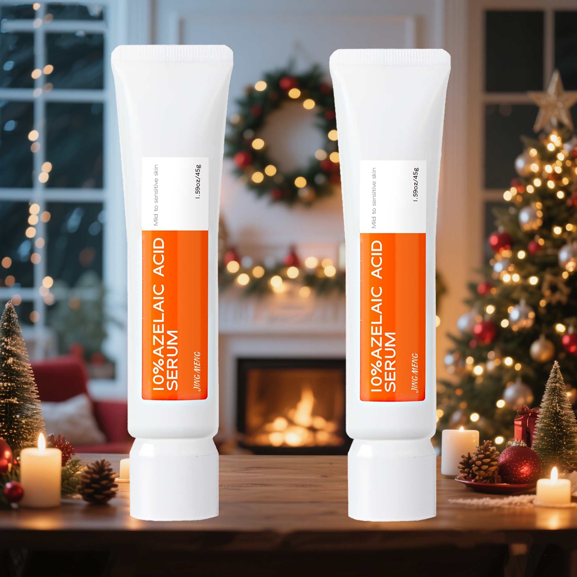 TEMU 2pcs Azelaic Acid Serum, Reduce Of Dark Spots, Boost Radiance, And Smooth Of Uneven , Light Beige Care Products, Stuff, Thanks Christmas Gift