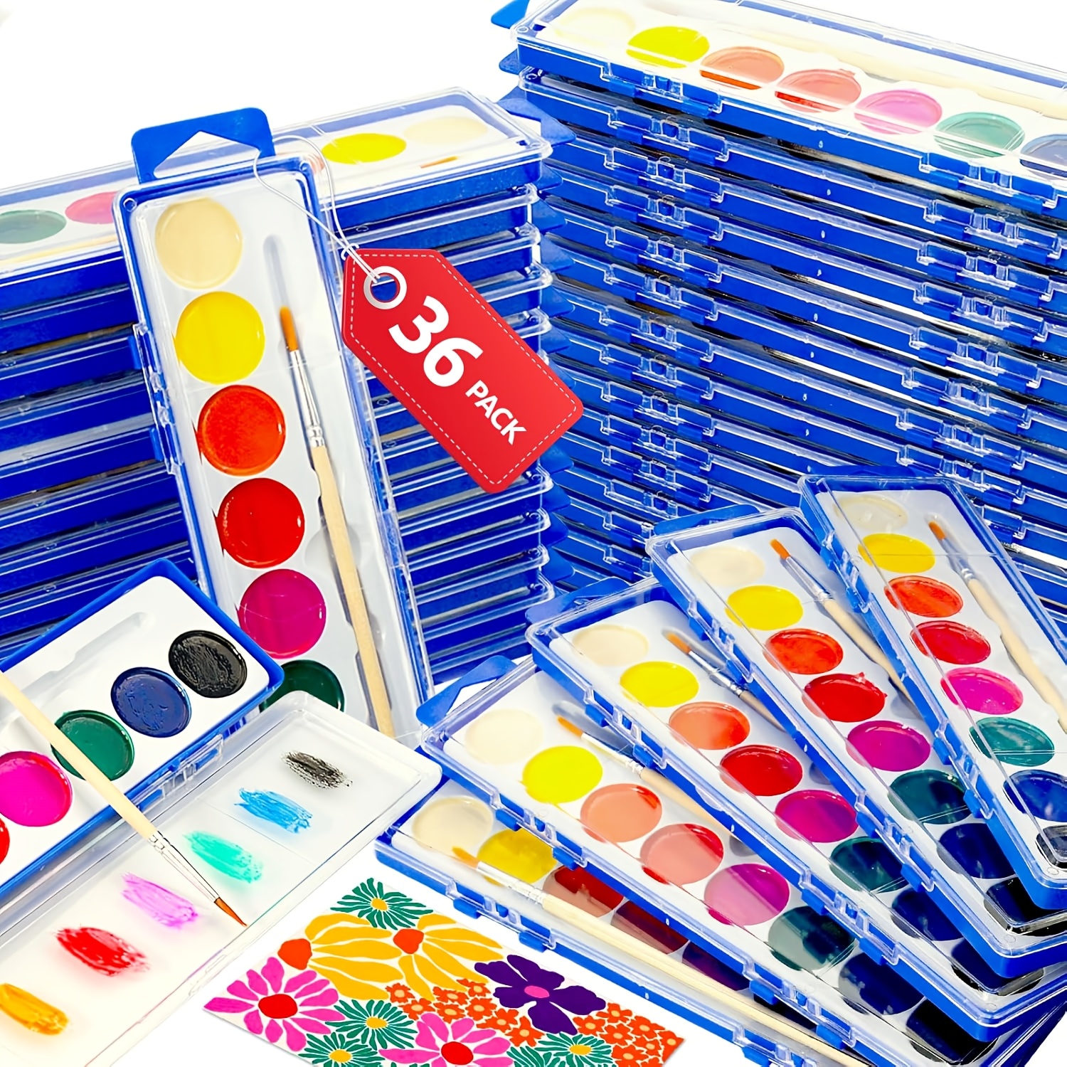 watercolor paint set sold on Temu United States