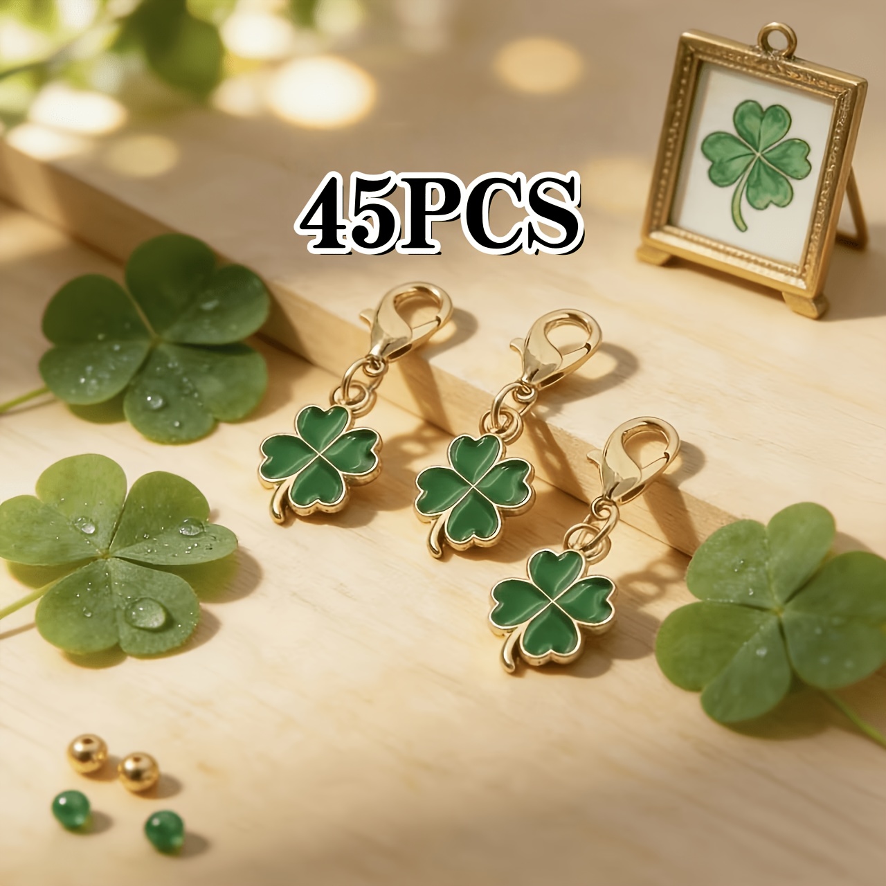 TEMU Portachiavi in a forma di verde da 45 pezzi con chiusura a moschettone - Ciondolo per , laurea, compleanno e matrimonio - per portachiavi fai da