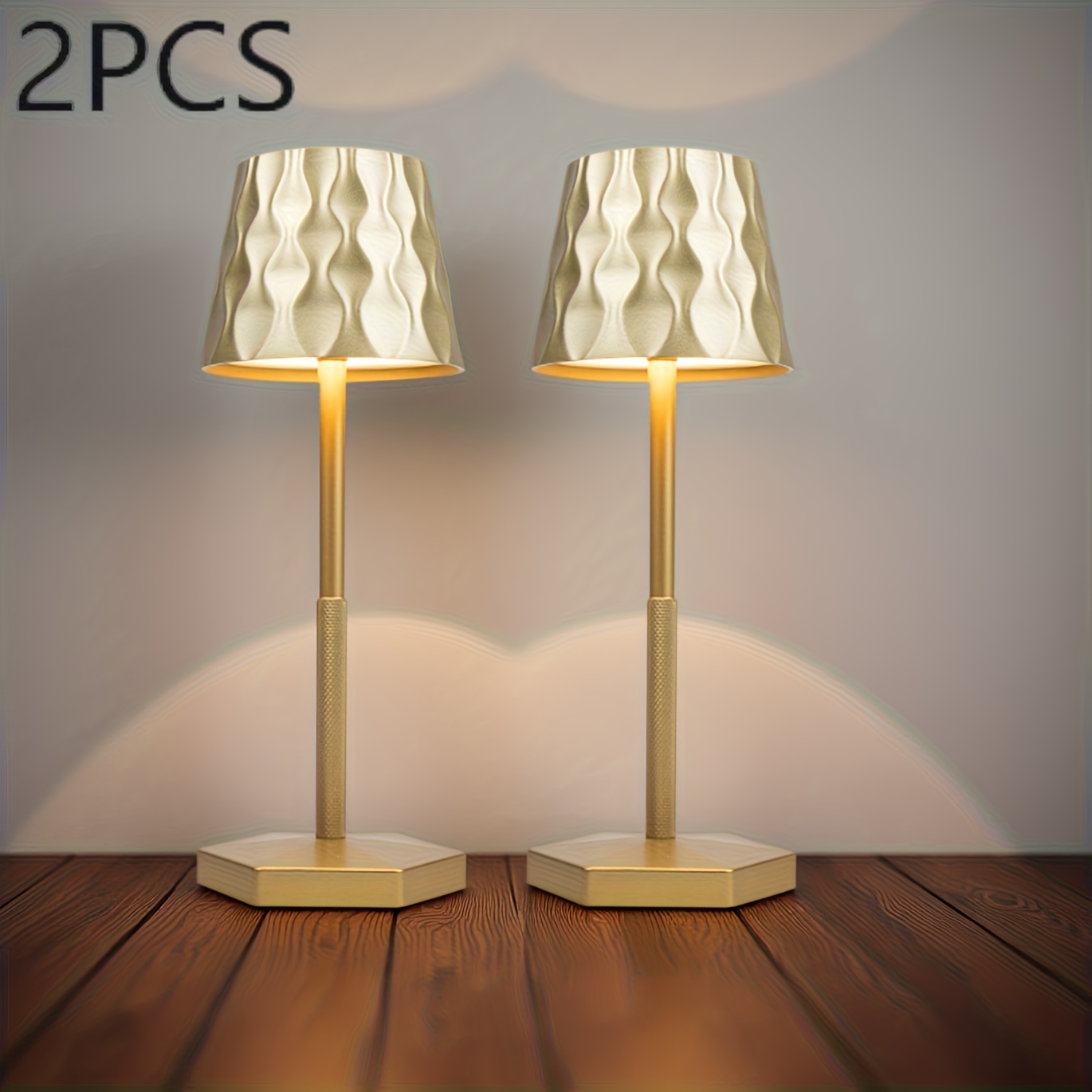 Luxury Cordless LED Table Lamps with Touch Control