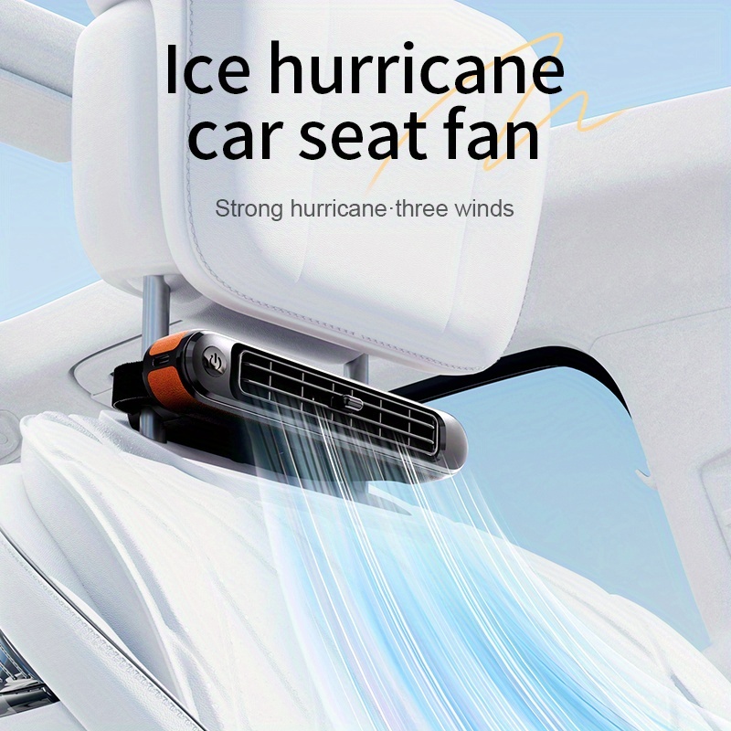 USB Powered Cord Portable Car Seat Cooling Fan