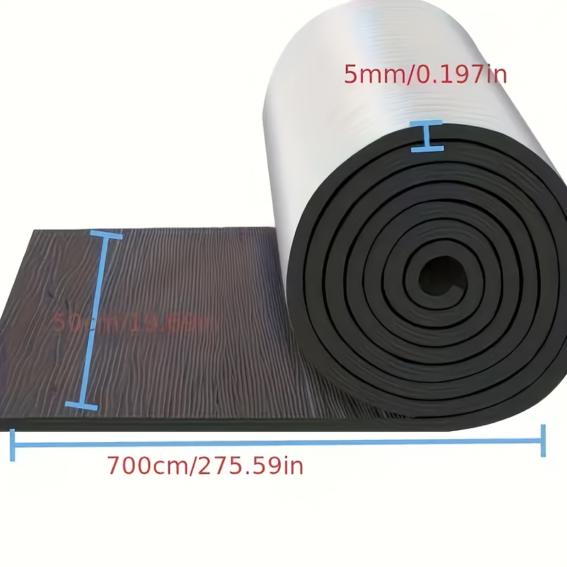 Image of 50cm*700cm High-density Self-adhesive Insulation Thermal Insulation Roll Material, Suitable For Homes, Construction, Pet Shelter, Cars, Boats
