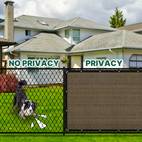 6x50ft privacy screen fence heavy duty fencing shade cover 170gsm 90 blockage mesh shade net for wall garden yard backyard 6 ft x 50 ft dark green