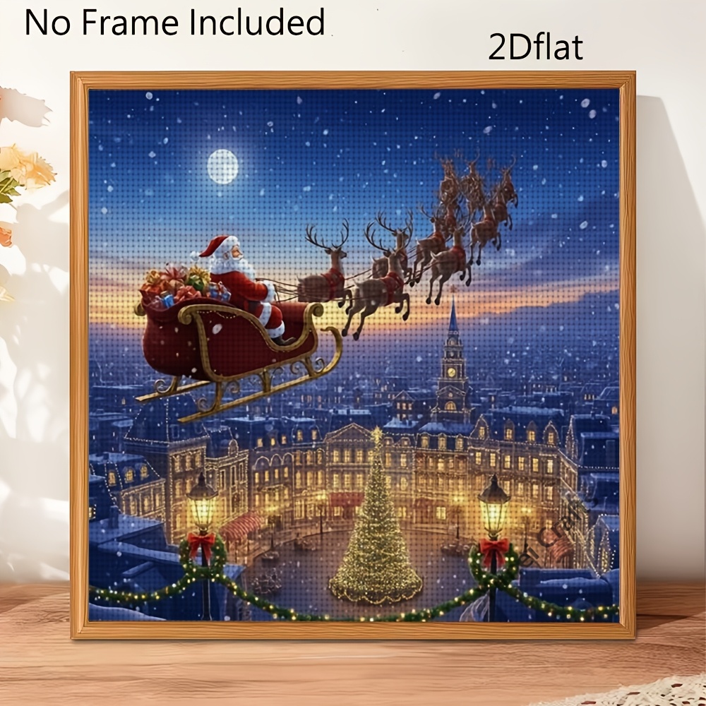 christmas cross stitch kits sold on Temu Canada