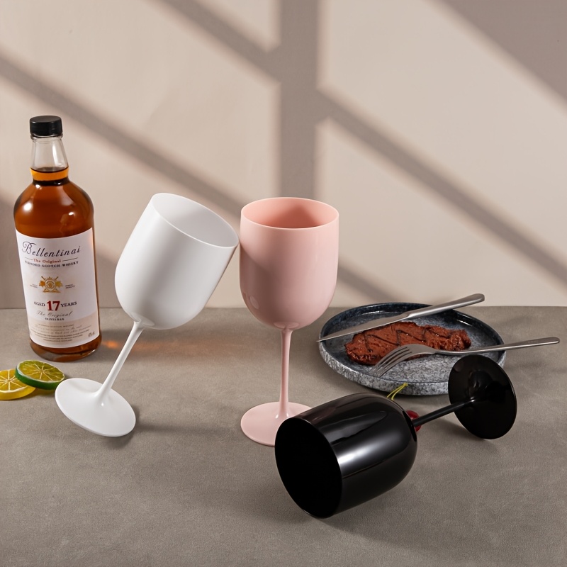 4 12pcs set pp plastic wine glasses suitable wine - Temu Australia