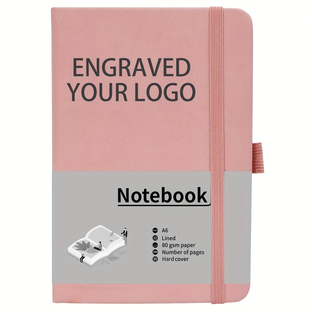 TEMU Mini Cahier Personnalisable A6 pour Femmes - Journal Rigide Personnalisé avec 192 Pages à Règles, 3.9 x 5.5 Pouces, Parfait pour un , ou en