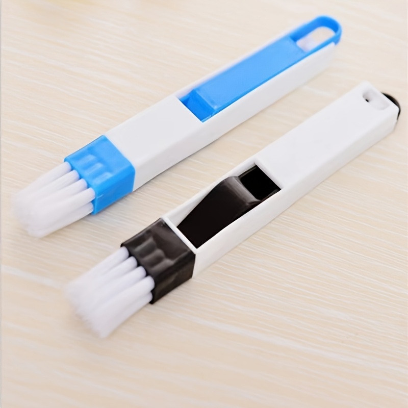 2 Window Slot Brushes With A Dustpan, Brushes, Slot Brushes, Keyboard Brushes, Air Conditioning Slot Cleaning Brushes, And Kitchen Cleaning Tool Brushes