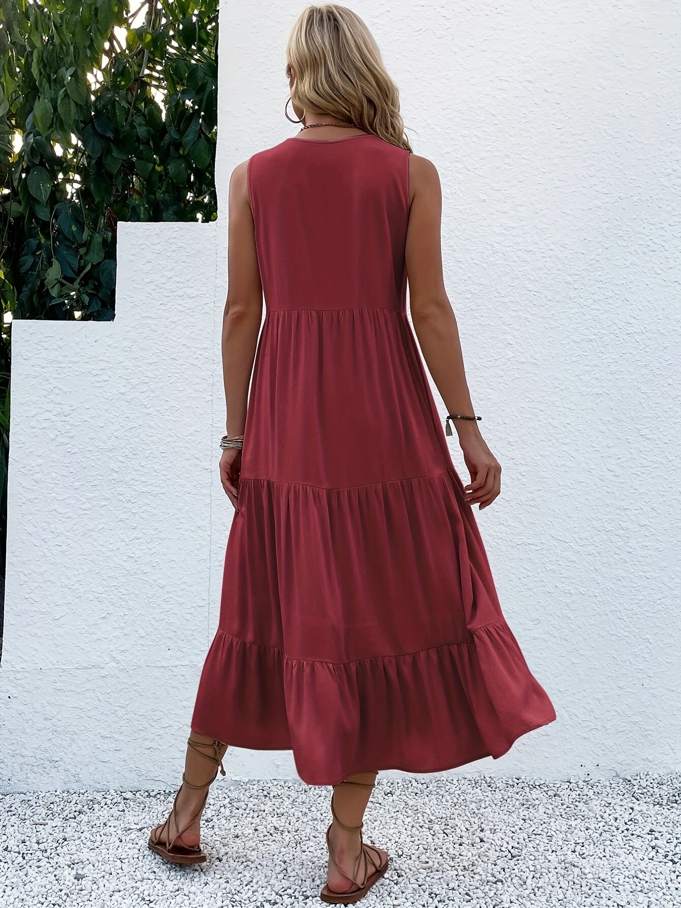 casual beautiful dresses Amazon Best Sellers: Best Women's Waist 95cm/37.41 inch 2XL Mychoice Mchoice Womens Boho 尺寸:us18w SCV021260_GR_M