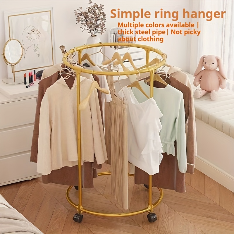 Perchero Redondo Perchero De Pie Blanco GUODDM Giratorio De Alta