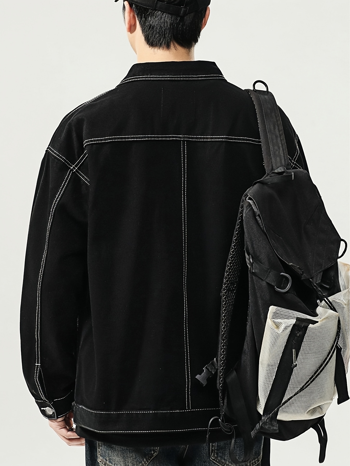 NEXTRAVELERTOOLS BLACK DENIM JACKET 未着用 NEXTRAVELERTOOLS BLACK DENIM JACKET 未着用