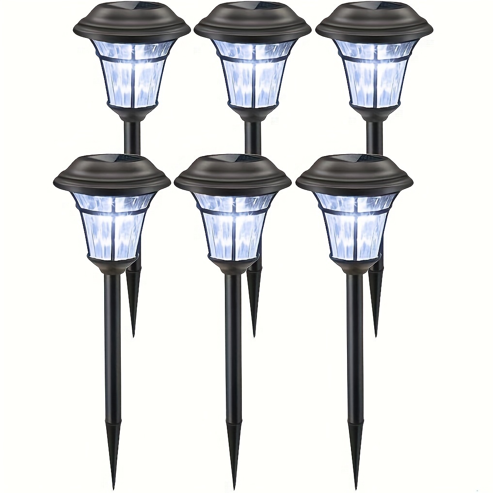 

6pcs , Waterproof Decorative Pathway Lights, Lawn Lights With Light And Shadow Effects, Perfect For Landscape Lights In Yards, Driveways, Walkways, And Villas