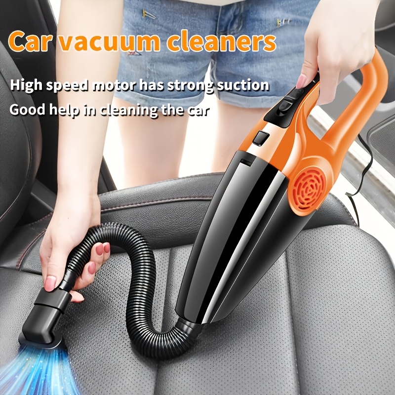 

Powerful Handheld Car Vacuum Cleaner - Dual Wet/dry, Strong Suction For Residue & Removal, Portable With Lighter Plug-in, Abs Body