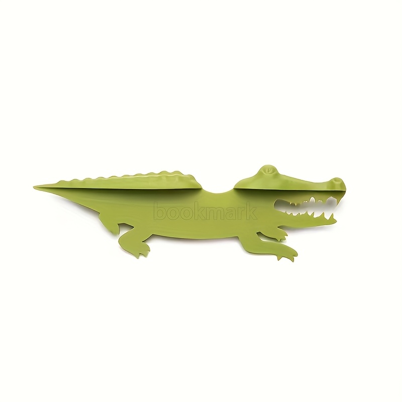 TEMU Creative Fashion Durable Crocodile Bookmark - Animal Reading Tool For Books, Marker, Unique Bookmark, Durable Material