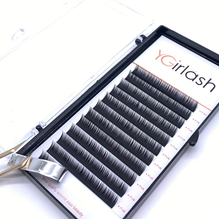 Natural Black Short Eyelash Extensions 0.07 0.10 B C 5mm 6mm 7mm Bottom Lash Under Eyelashes Eyebrow Lashes Makeup Tools