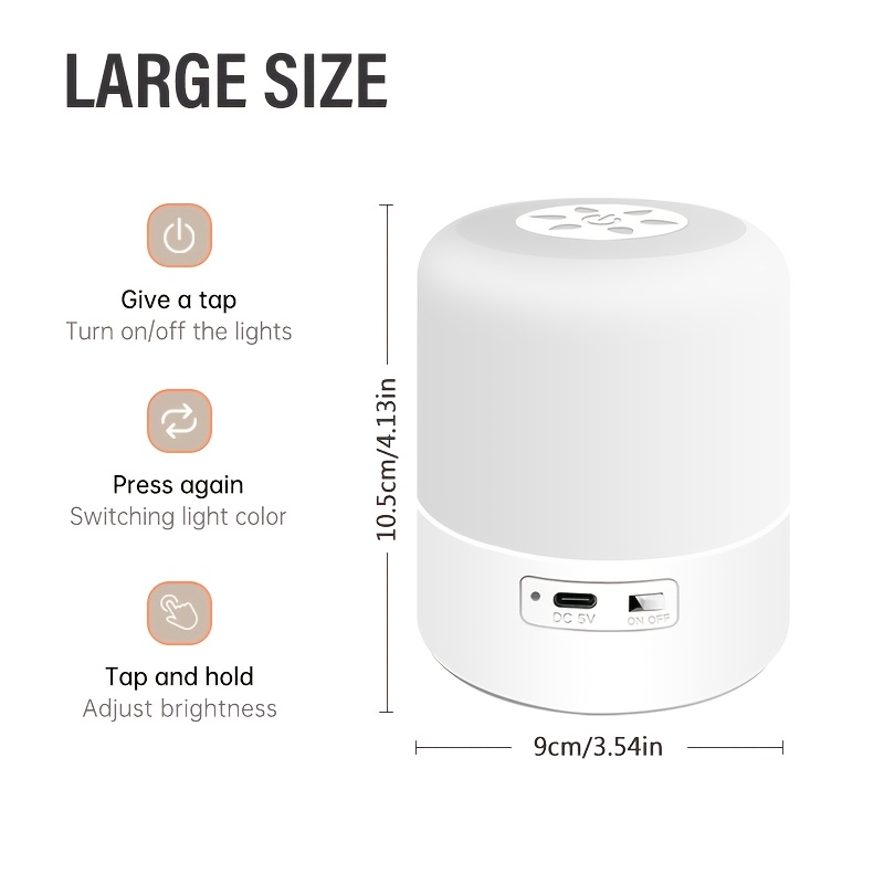 E-shop LED Light, Schlafzimmer Dekorative Leuchte, Smart Touch Nachtlicht, Dimmbar für Wohnzimmer, Flur, Schlafzimmer, Küche, Wohnzimmer,