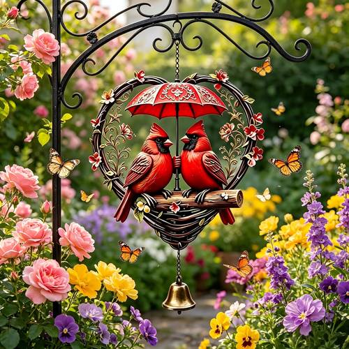 a large wind chime ornaments hand assembled individually metal wind chime 8 inches wide x 15 8 inches long metal garden and yard decor soothing wind sounds durable hanging decoration suitable for outdoor use