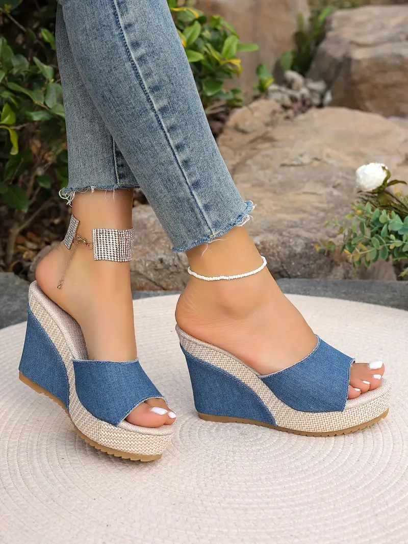 womens slides wedge details 0