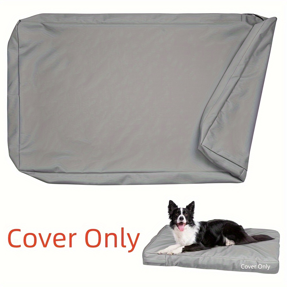 

Waterproof Leak Proof Dog Bed Cover, Detachable Dog Cushion Cover Pet Crate Liner Protective Cushion Cover