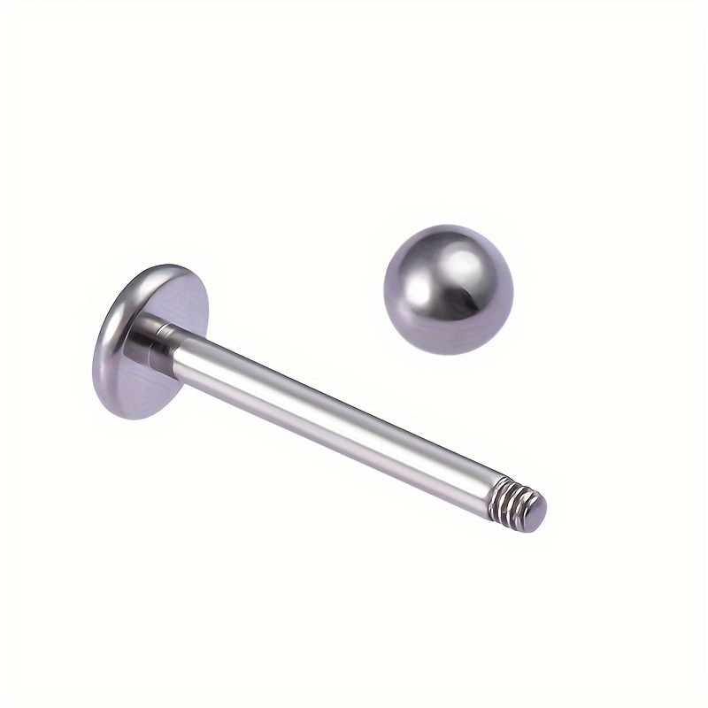 G23 Titanium Steel Lip Ring & Stud Earrings Set