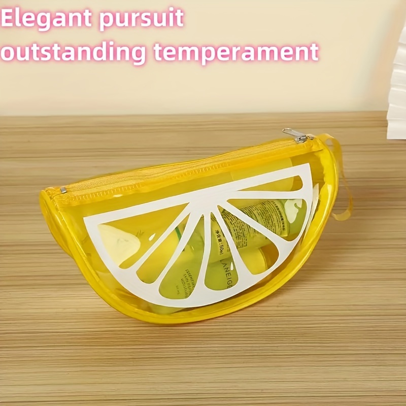

Waterproof Pvc Cosmetic Bag - Cute, Portable & Spacious Makeup Organizer With Zipper For Men And Women